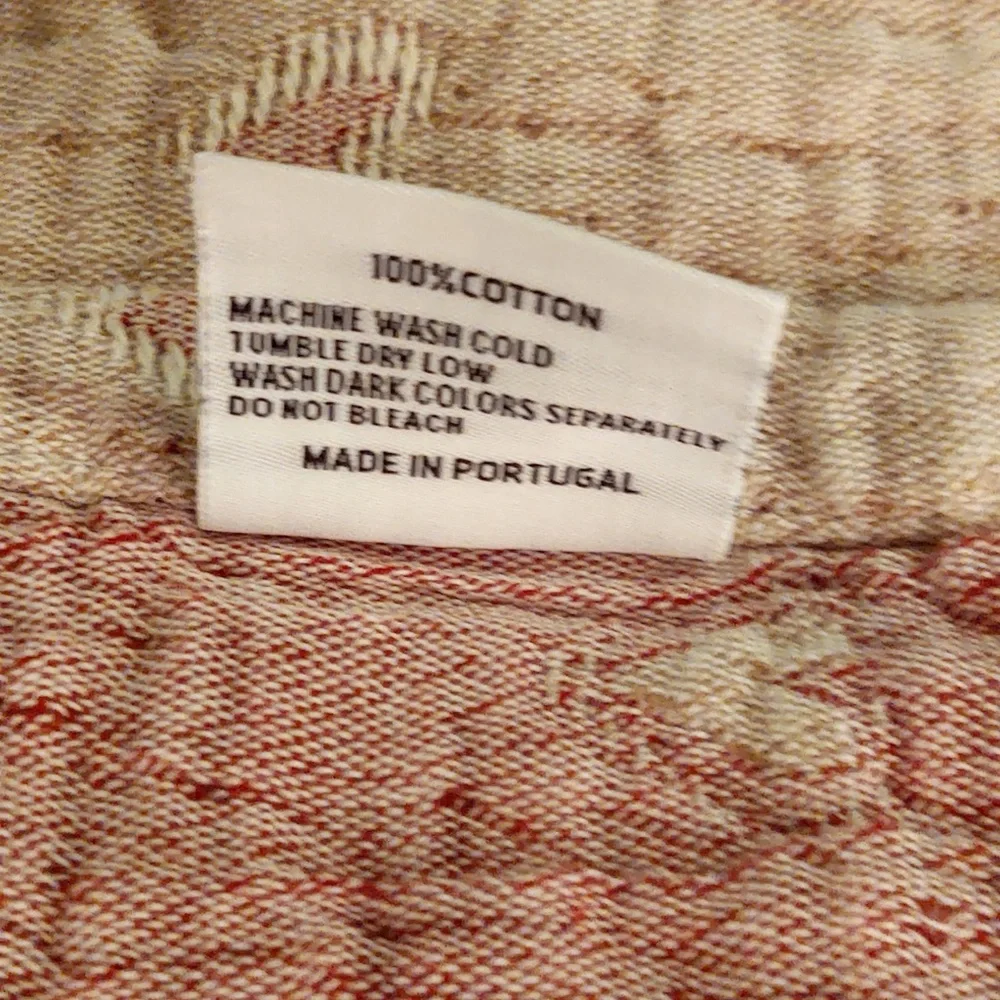 🎁Piscatextil Throw Blanket - Cotton - Reversible Hearts